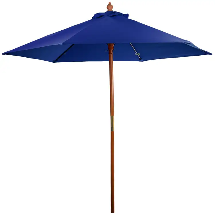 Wood and Fiberglass Market Umbrella #9