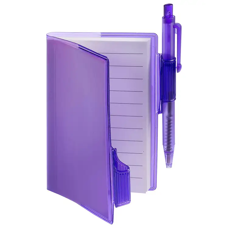 Clear-View Jotter with Pen Closure #14