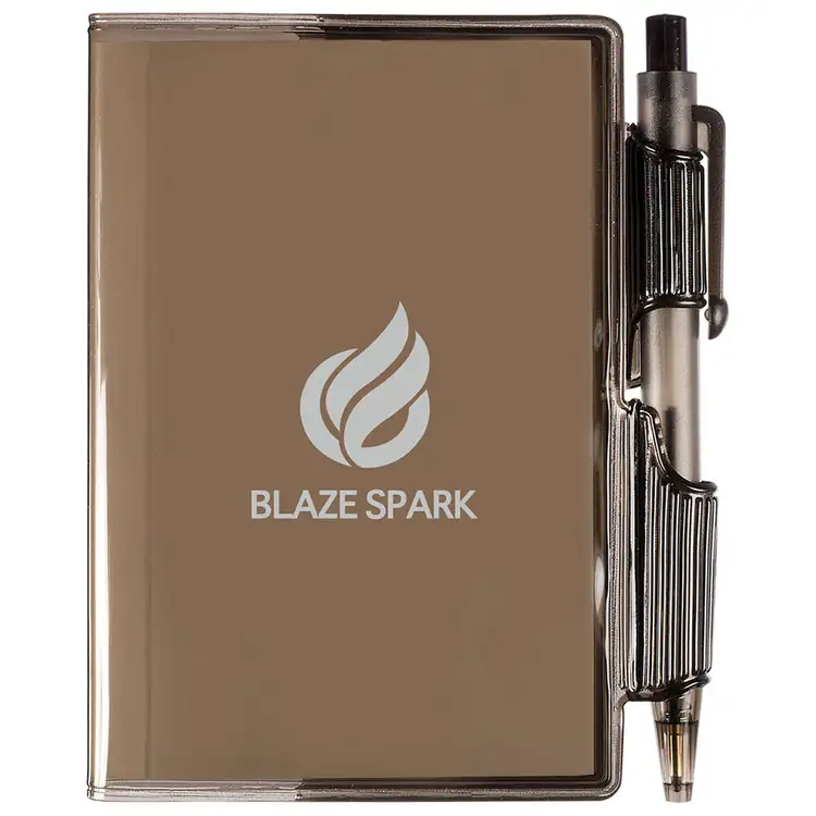Clear-View Jotter with Pen Closure #3