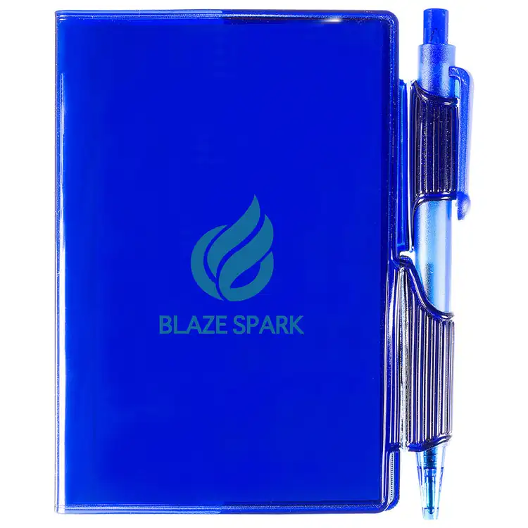 Clear-View Jotter with Pen Closure #4