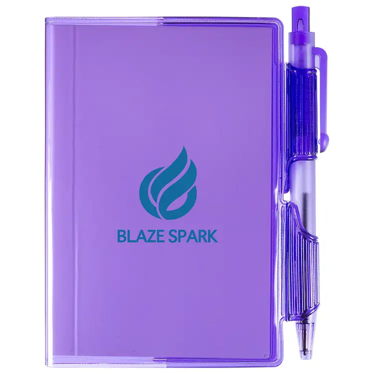Clear-View Jotter with Pen Closure #5