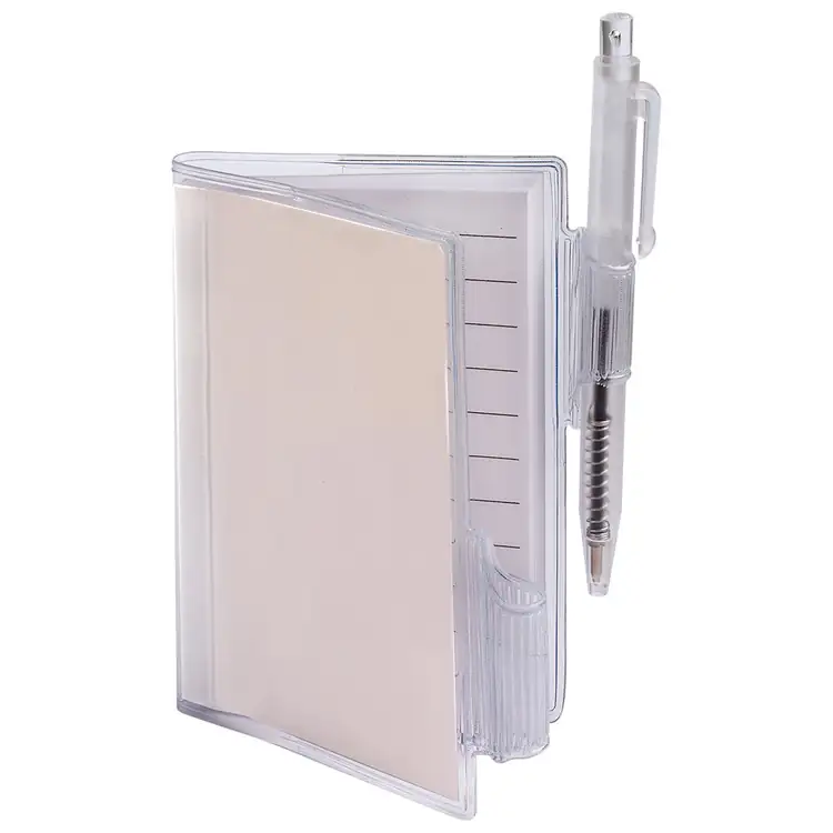 Clear-View Jotter with Pen Closure #7
