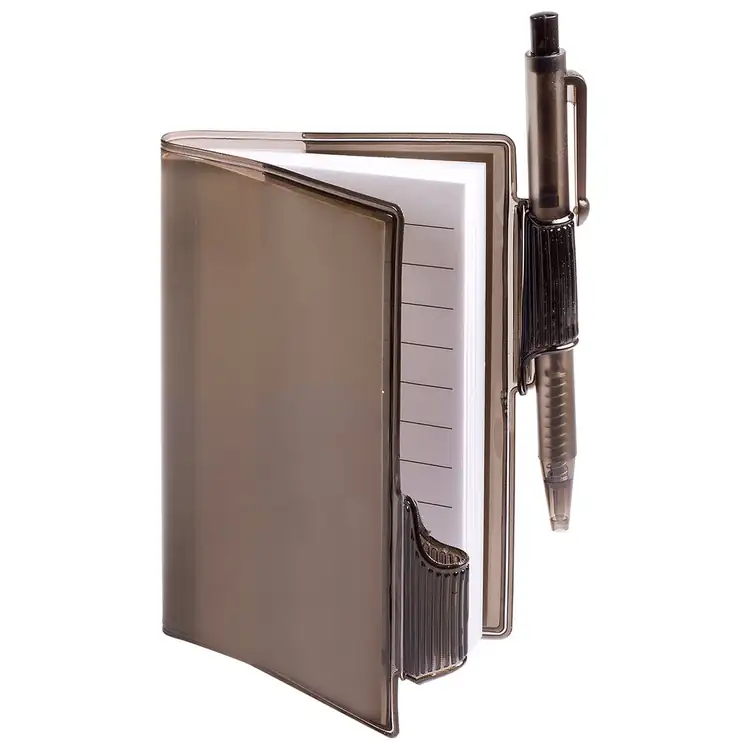 Clear-View Jotter with Pen Closure #8