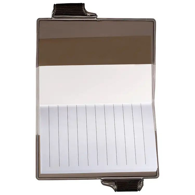 Clear-View Jotter with Pen Closure #9