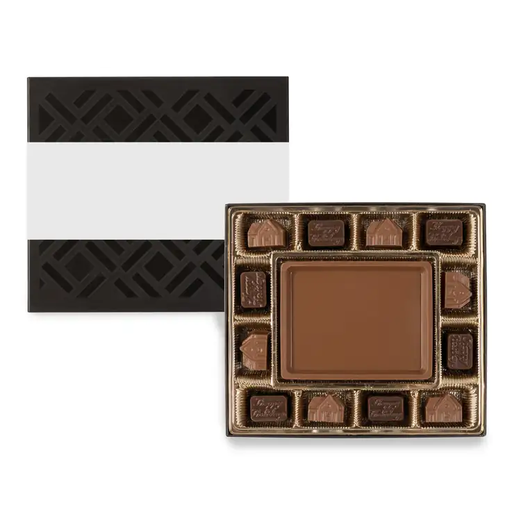 Petit coffret de chocolats avec bande horizontale #2