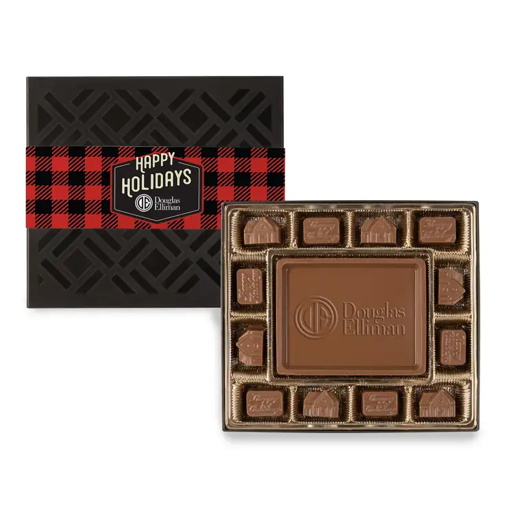 Petit coffret de chocolats avec bande horizontale #3