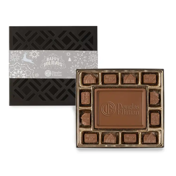 Petit coffret de chocolats avec bande horizontale #4