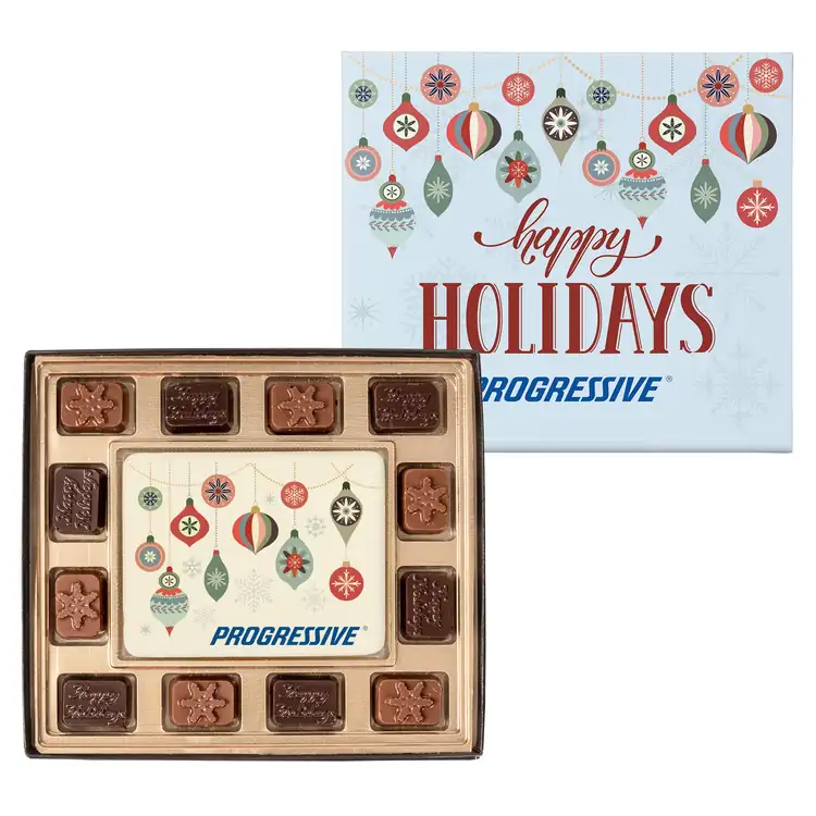 Small Custom Chocolate Delight Gift Box with Full Color Lid #4