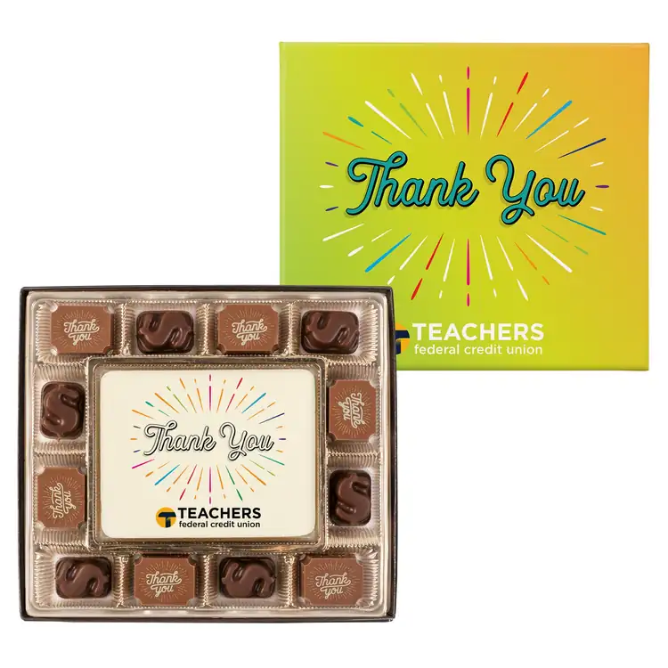 Small Custom Chocolate Delight Gift Box with Full Color Lid #5