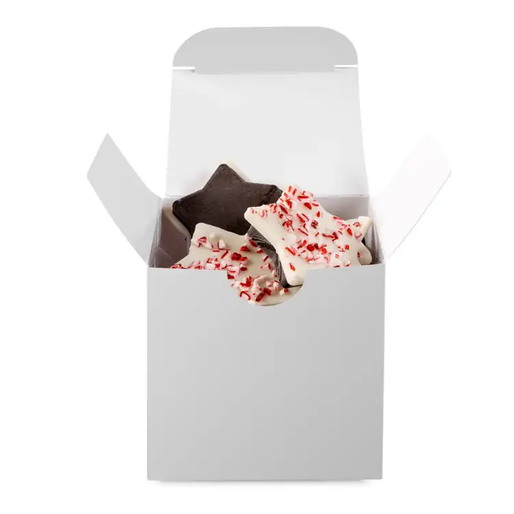 Petit coffret de six chocolats à la menthe poivrée #2