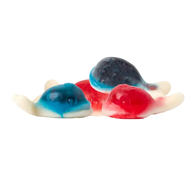 America 250- Short Acetate-Gummy Filled Whales #4
