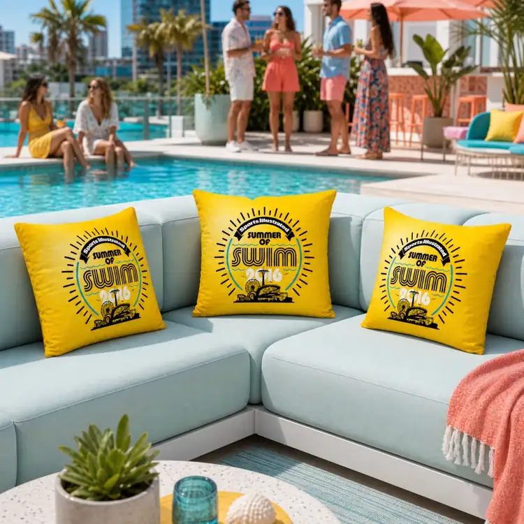 Small Sublimated Throw Cushion #4
