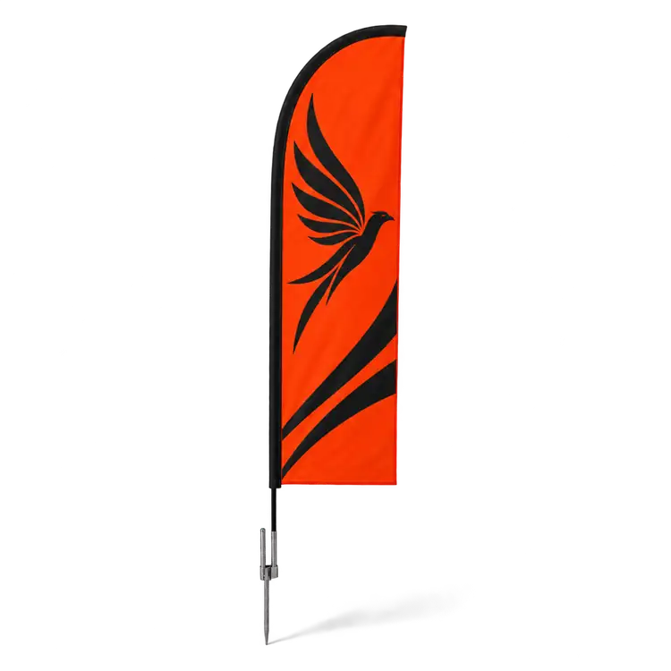 Small Feather Flag Kit with Ground Spike #2