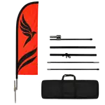 Small Feather Flag Kit with Ground Spike