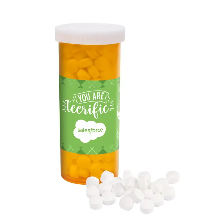 Petit flacon Promo avec menthes MicroMints