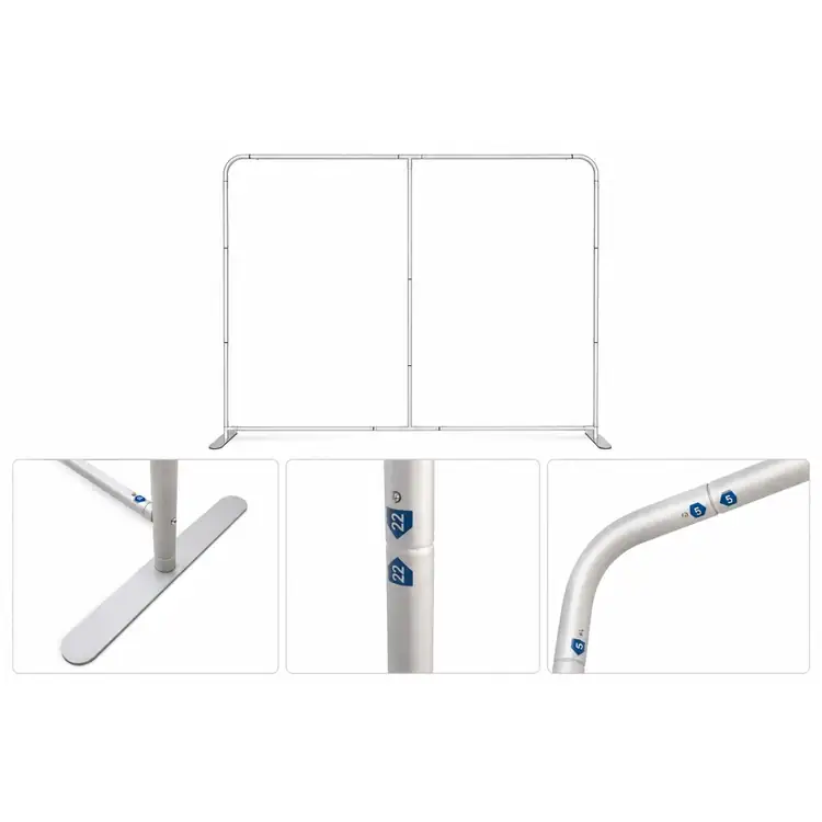 Small Double Sided Straight EuroFit Backwall Kit #3