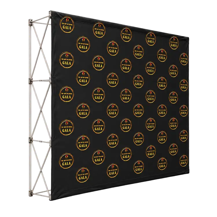Small Pop-Up Backwall Kit with Blockout Fabric