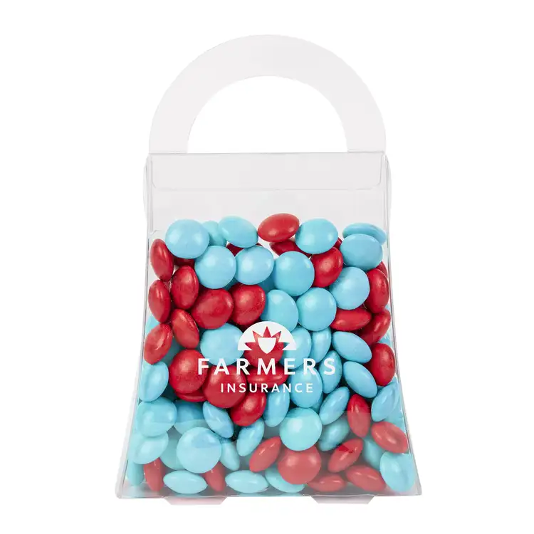 Petit sac cadeau en acétate de boutons de chocolat 3.65 oz #3