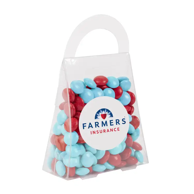 Petit sac cadeau en acétate de boutons de chocolat 3.65 oz #4