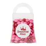 Petit sac cadeau en acétate de boutons de chocolat imprimés 3.65 oz
