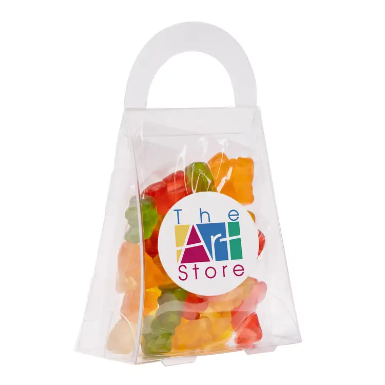 Petit sac cadeau en acétate d’oursons en gélatine 3.25 oz #2