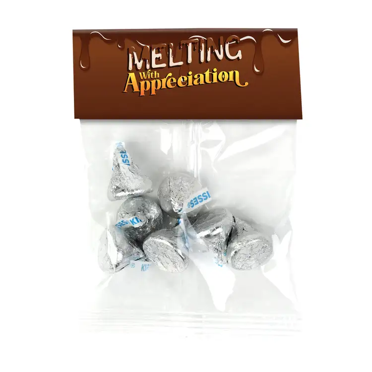 Small Header Bag with Hershey's Chocolate Kisses 1 oz #2