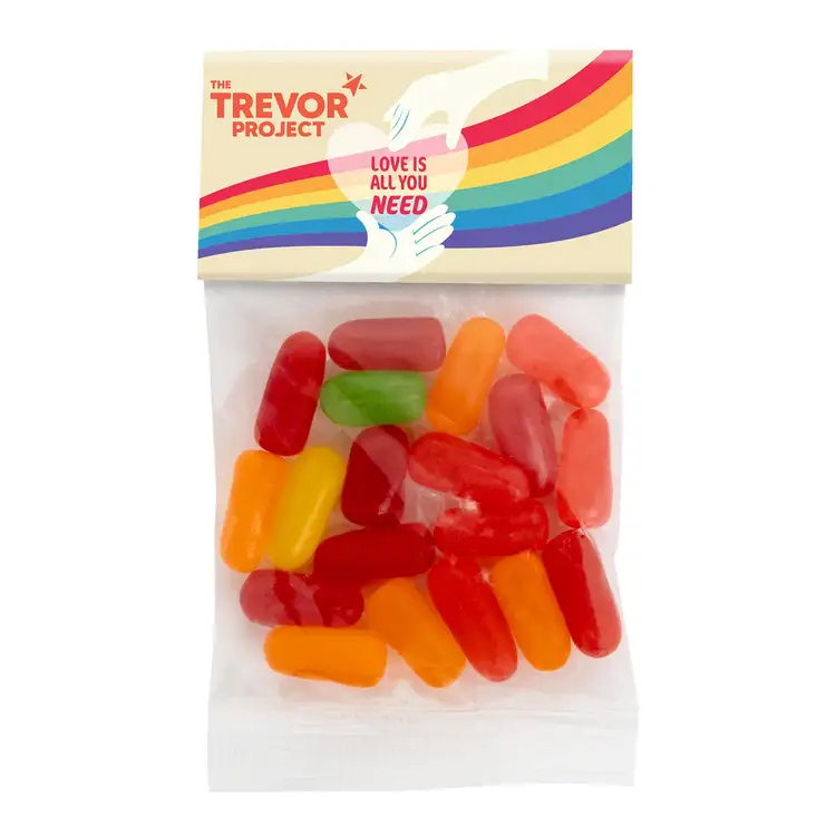 Small Header Bag with Mike & Ike 1 oz
