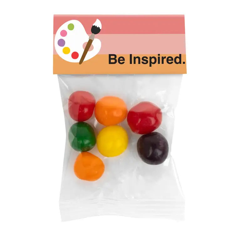 Small Header Bag with Assorted Fruit Sours #2