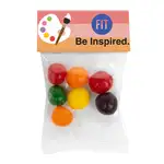 Small Header Bag with Assorted Fruit Sours