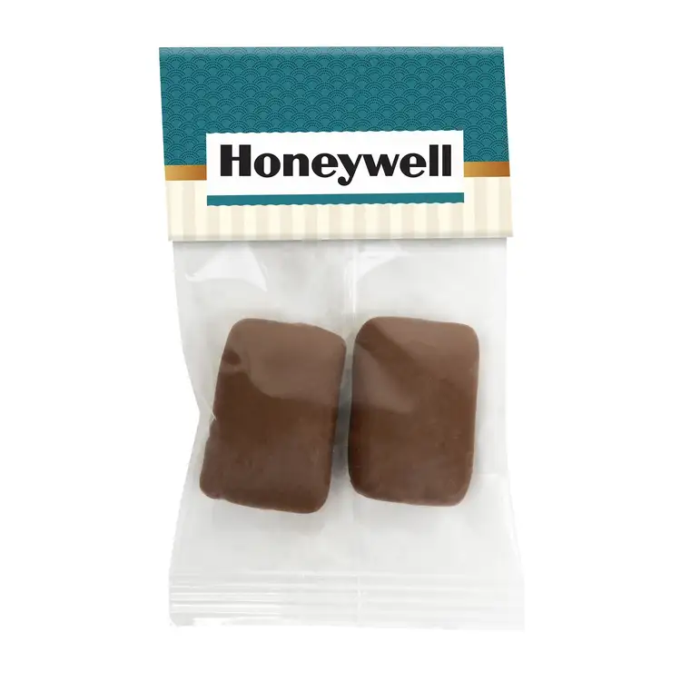 Small Header Bag with English Butter Toffee 1 oz