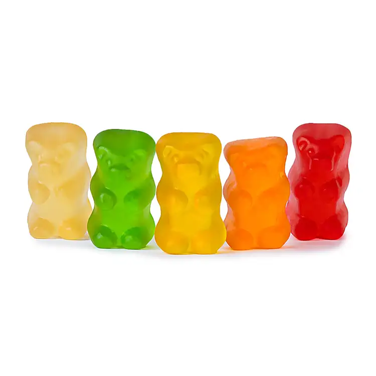Petit sachet à carton supérieur d’oursons en gélatine 1 oz #3