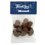 Small Header Bag with Milk Chocolate Cashews 1 oz