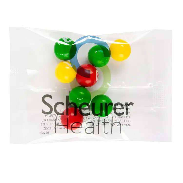 Small Snack Pack with Imprinted Gumballs 1/2 oz