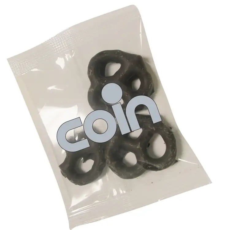 Petit sachet collation de mini bretzels au chocolat au lait 1/2 oz