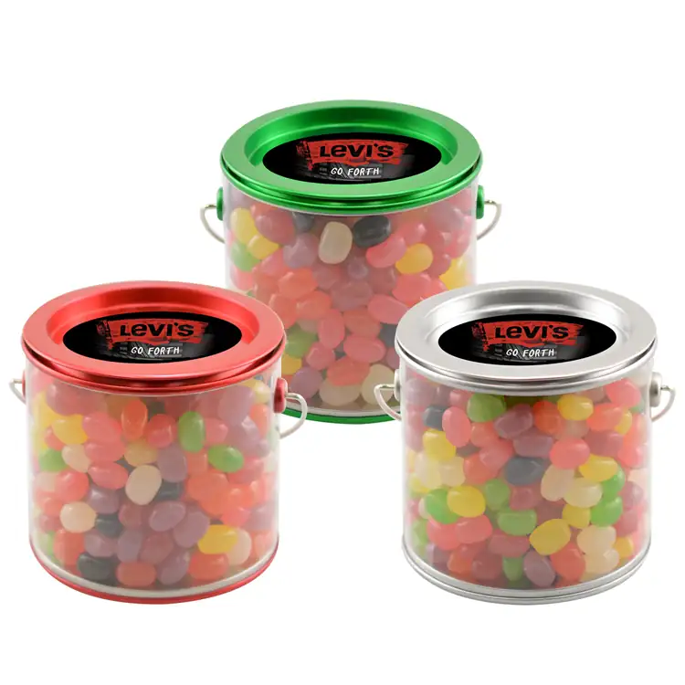Small Clear Pail with Assorted jelly beans