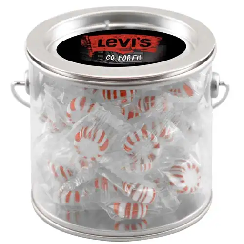 Small Clear Pail with Starlight peppermint mints #4