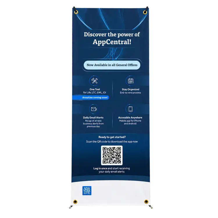 Small Replacement Tripod Banner Graphic