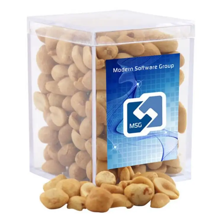 Small Acrylic Box with Peanuts