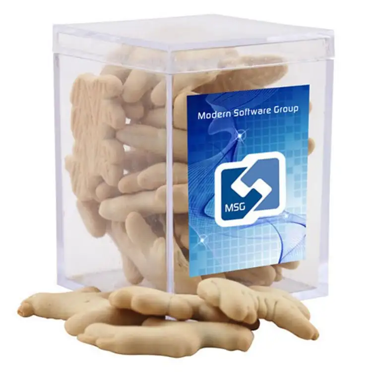 Small Acrylic Box with Animal crackers