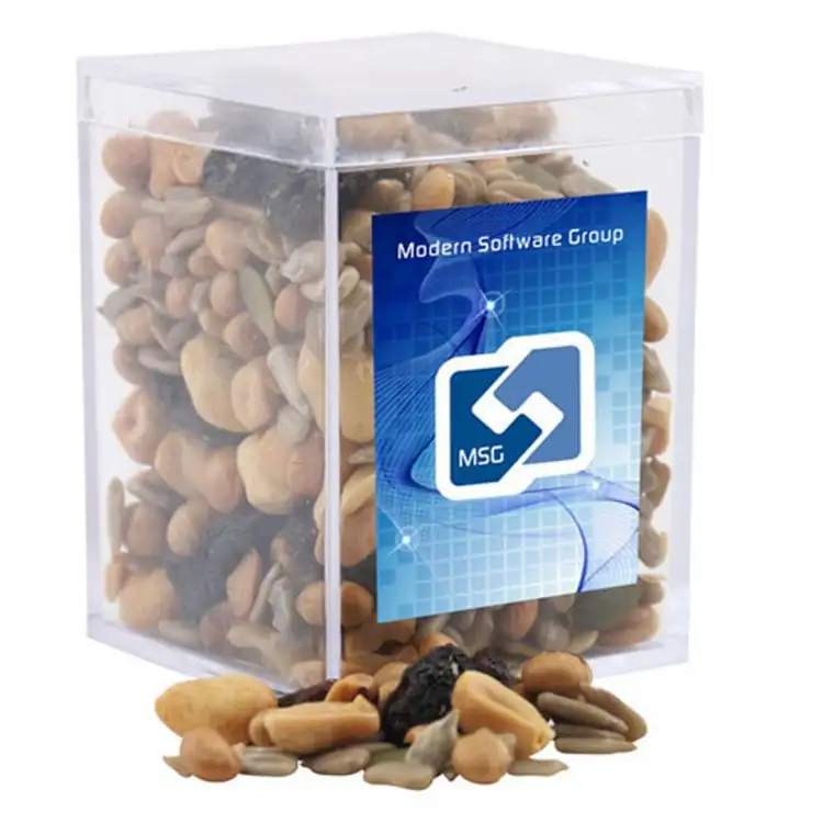 Small Acrylic Box with Trail mix