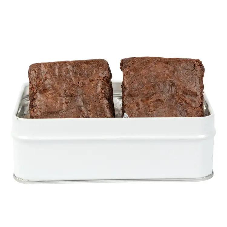 Fresh Beginnings 2 Fudge Brownies in Tin #3