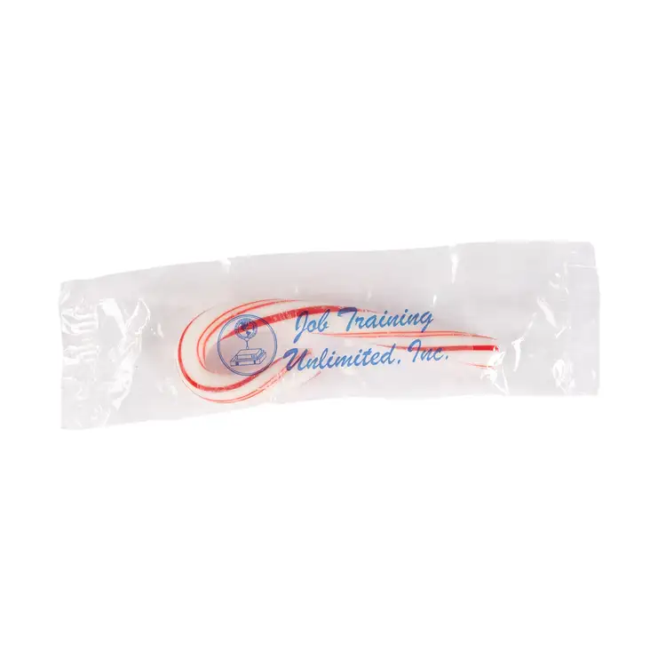 Small Candy Cane 3" with Custom Label #2