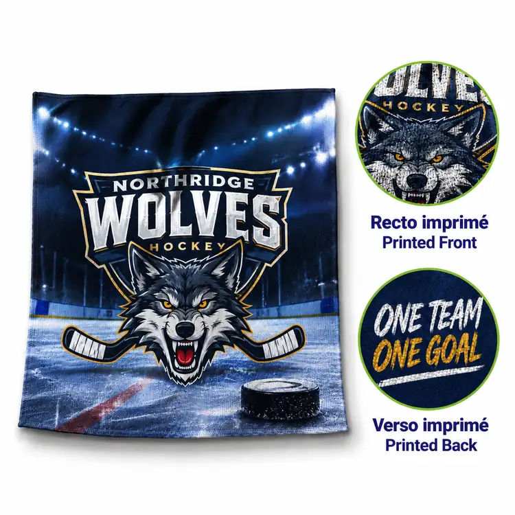 Small Double Sided Square Rally Towel #3