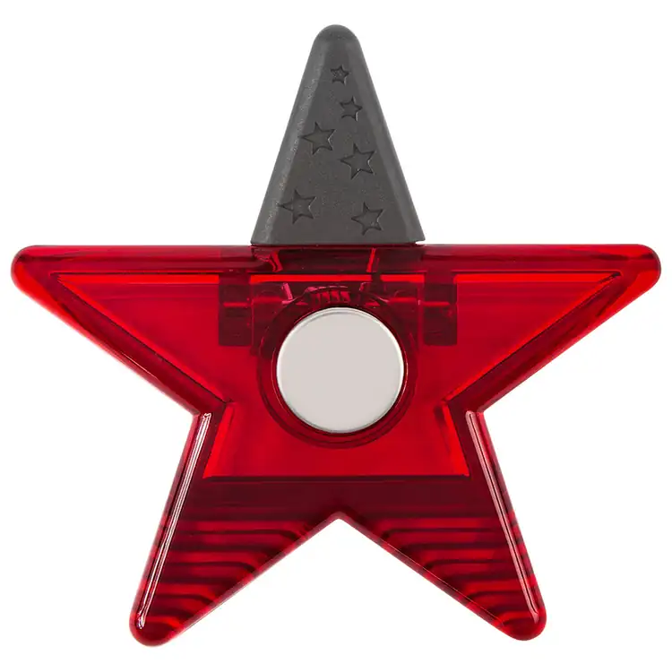 Star-Shaped Recycled Magnetic Memo Clip #10