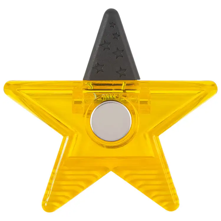 Star-Shaped Recycled Magnetic Memo Clip #12