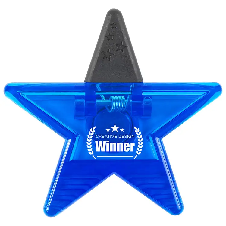 Star-Shaped Recycled Magnetic Memo Clip #3