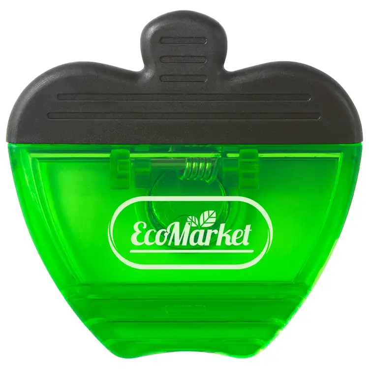 Apple-Shaped Recycled Magnetic Memo Clip #2