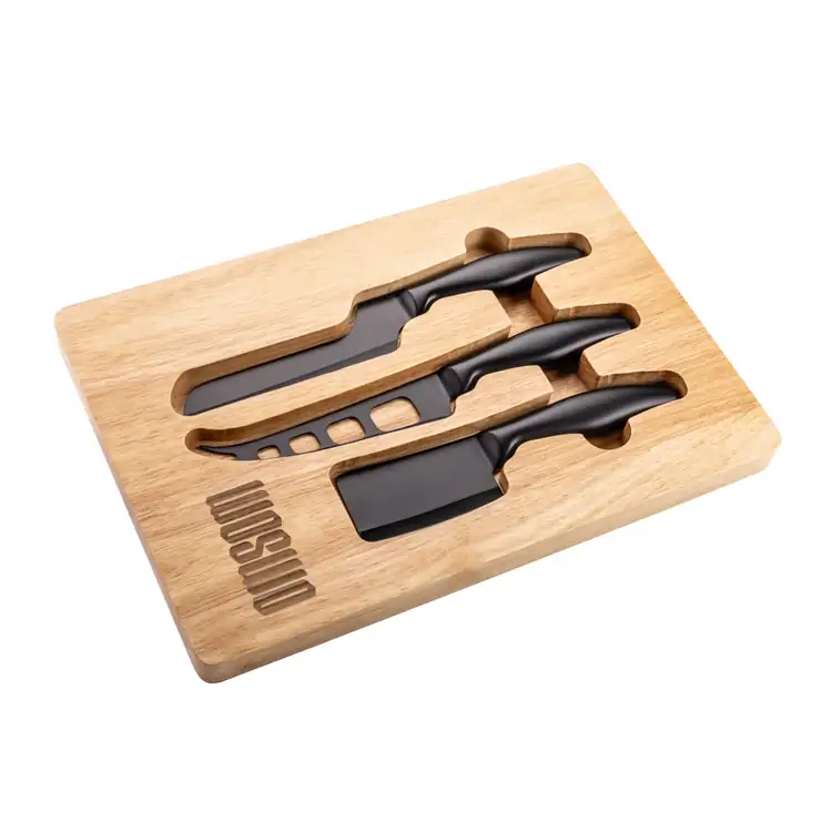 Barossa Cheese Serving Board with Three Knives #2