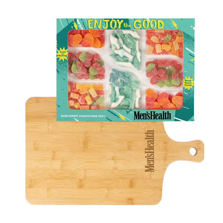 Sour Gummy Charcuterie Tray with Bamboo Board #3