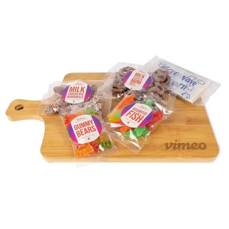 Movie Night Bamboo Snack Board #2